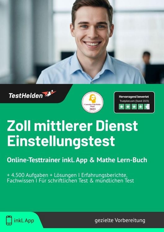 Produktbild: Zoll mittlerer Dienst Einstellungstest