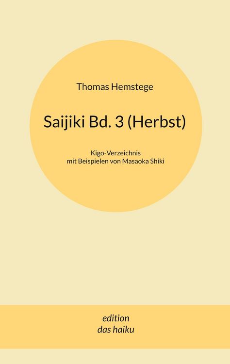 Produktbild: Saijiki Bd. 3 (Herbst)