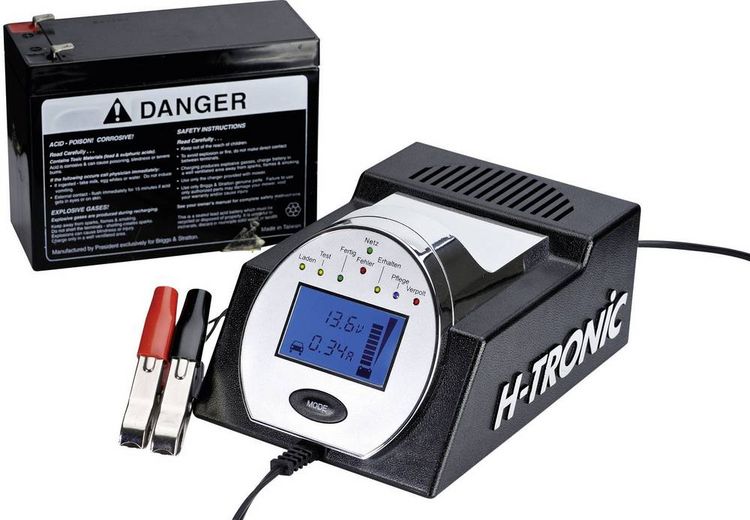 Produktbild: H-Tronic Bleiakku-Ladeger&auml;t HTDC 5000 12V Ladestrom (max.) 5A
