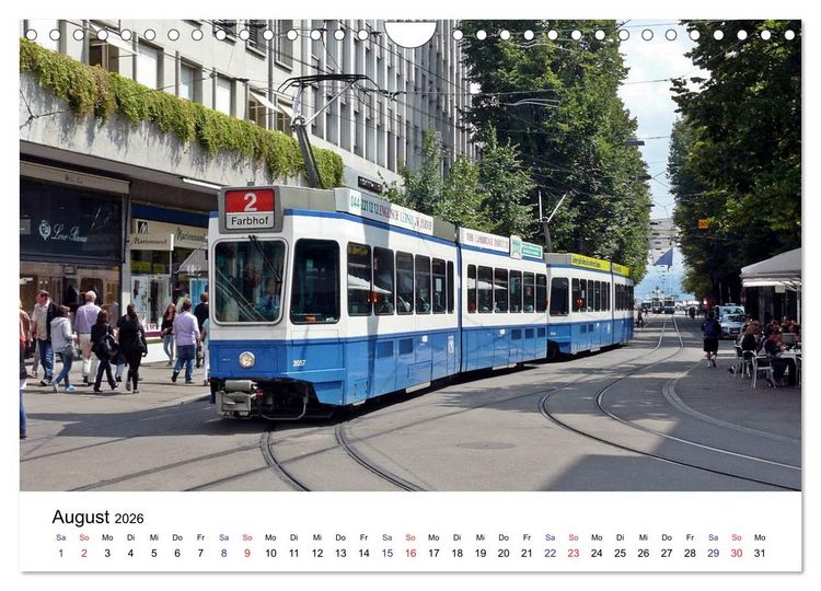 Produktbild: Stra&szlig;enbahnen in Europa (Wandkalender 2026 DIN A4 quer), CALVENDO Monatskalender
