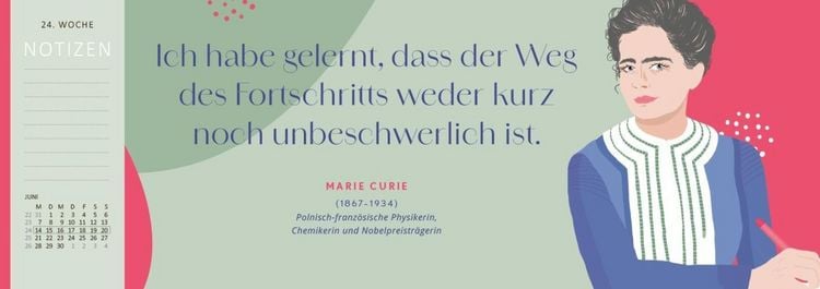 Produktbild: Tischkalender Kluge Frauen, die unsere Welt inspirieren 2027