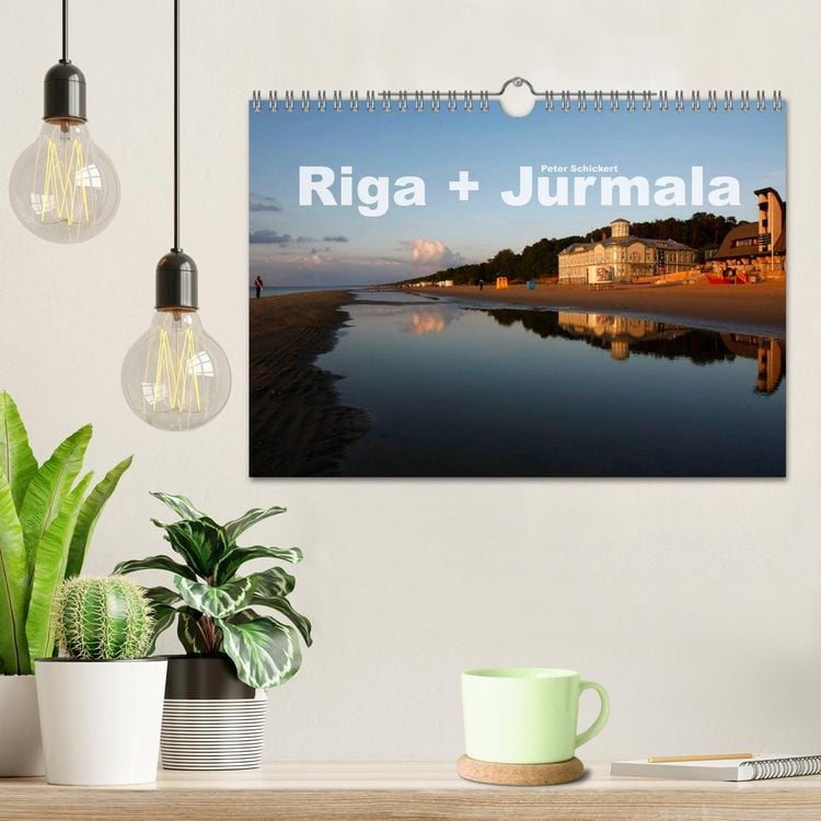 Produktbild: Riga + Jurmala (Wandkalender 2026 DIN A4 quer), CALVENDO Monatskalender