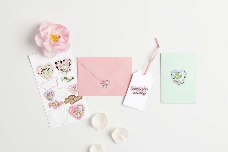Produktbild: Papiersticker La Vie en Rose