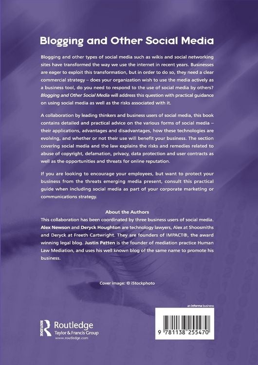Produktbild: Blogging and Other Social Media