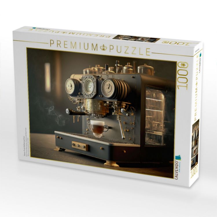 Produktbild: CALVENDO Puzzle Steam-Punk Kaffeemaschine | 1000 Teile Lege-Gr&ouml;&szlig;e 64x48cm Foto-Puzzle f&uuml;r gl&uuml;ckliche Stunden