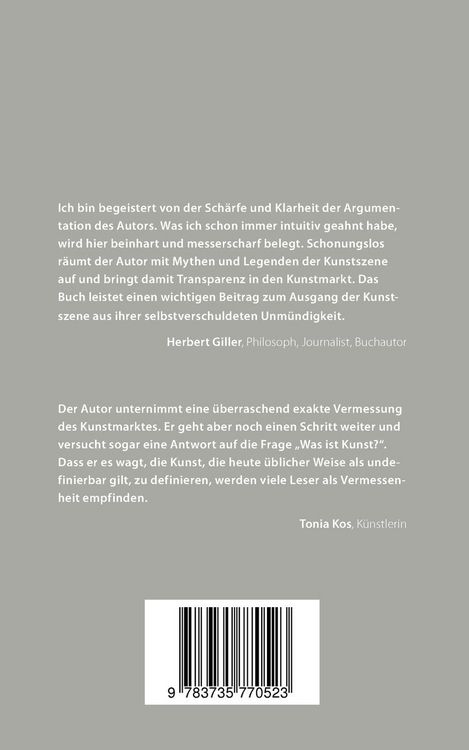 Produktbild: Die Kunstmarkt-Formel