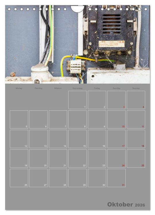 Produktbild: Brandgef&auml;hrliche elektrische Anlagen (Wandkalender 2026 DIN A4 hoch), CALVENDO Monatskalender