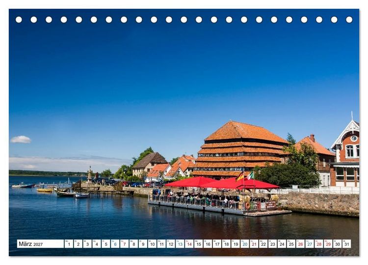 Produktbild: Die Ostseek&uuml;ste von Neustadt bis Travem&uuml;nde (Tischkalender 2027 DIN A5 quer), CALVENDO Monatskalender