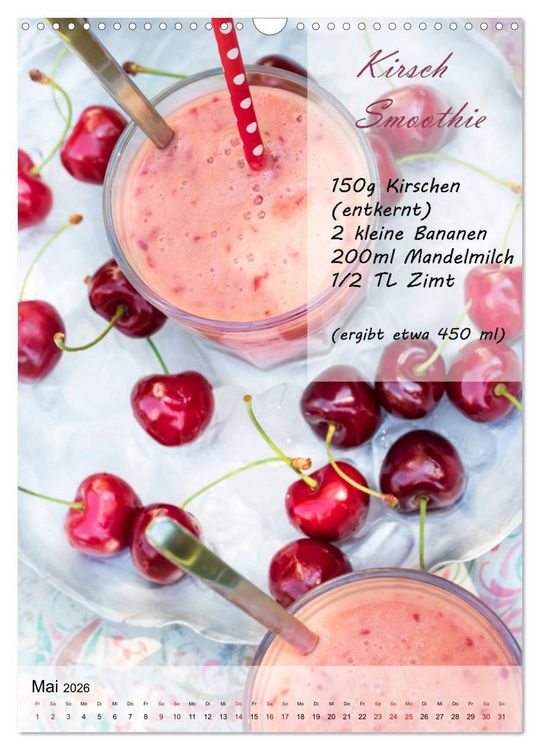 Produktbild: Smoothies zum Selbermachen (Wandkalender 2026 DIN A3 hoch), CALVENDO Monatskalender