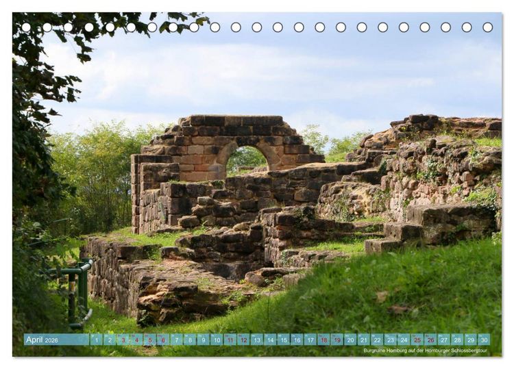 Produktbild: SAARLAND - AUSSICHTSREICH (Tischkalender 2026 DIN A5 quer), CALVENDO Monatskalender