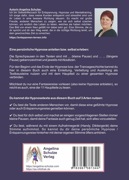 Produktbild: Hypnosetexte zum Vorlesen und selber Zusammenstellen