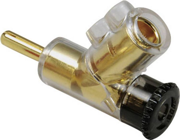 Produktbild: BKL Electronic 0107008 Bananenstecker Stecker, gerade Stift-&Oslash;: 4mm Schwarz 1St.
