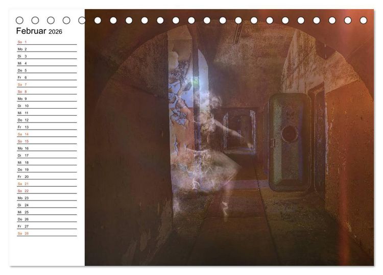 Produktbild: Geheimnisvolle Ballettwelt (Tischkalender 2026 DIN A5 quer), CALVENDO Monatskalender