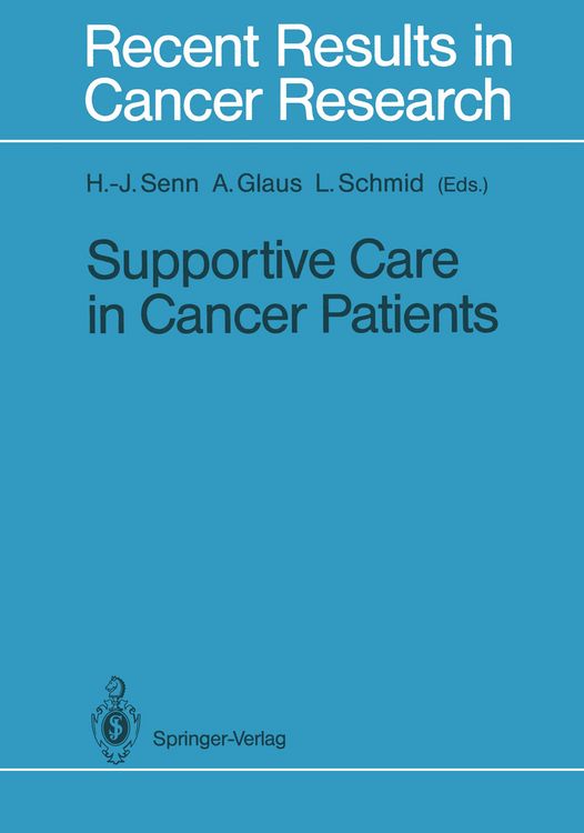 Produktbild: Supportive Care in Cancer Patients