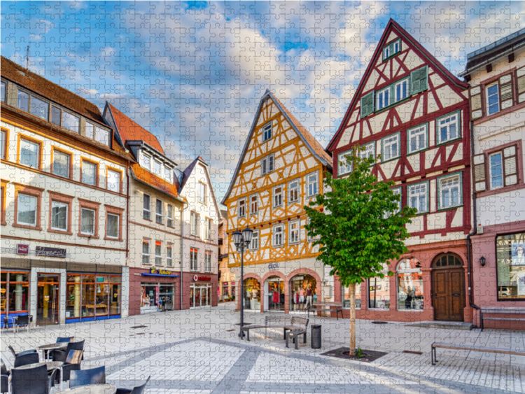 Produktbild: CALVENDO Puzzle Ein Motiv aus dem Kalender Tauberbischofsheim Impressionen | 1000 Teile Lege-Gr&ouml;&szlig;e 64x48cm Foto-Puzzle f&uuml;r gl&uuml;ckliche Stunden