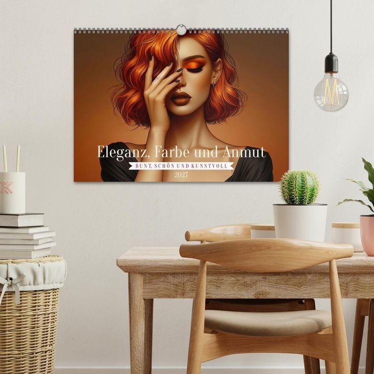 Produktbild: Eleganz, Farbe und Anmut (Wandkalender 2027 DIN A3 quer), CALVENDO Monatskalender