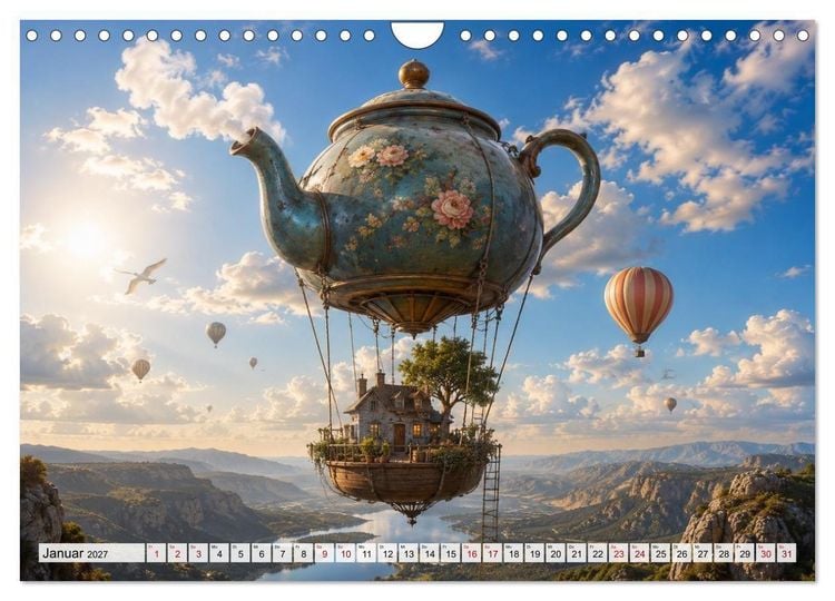Produktbild: Eine Reise getragen von Träumen (Wandkalender 2027 DIN A4 quer), CALVENDO Monatskalender