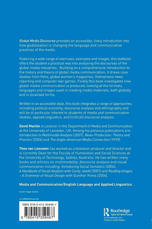 Produktbild: Global Media Discourse