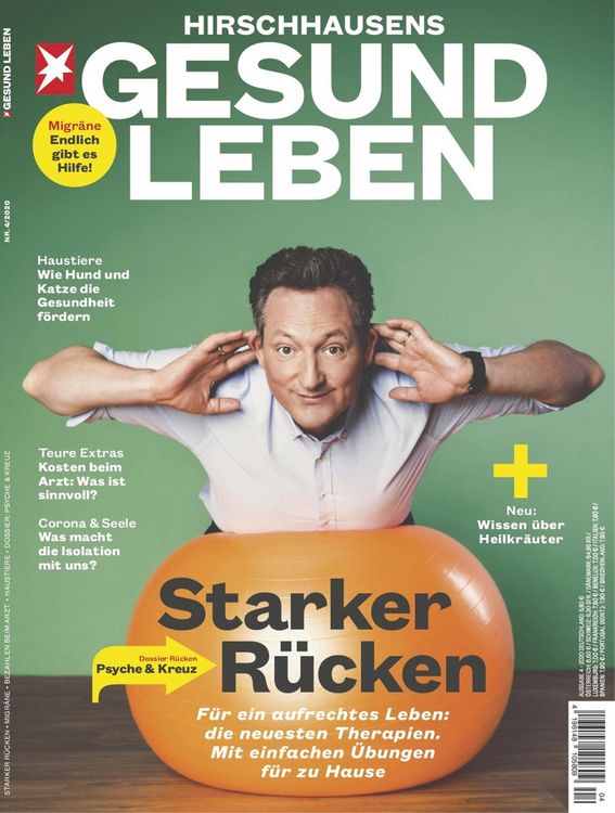 Produktbild: Hirschhausens Stern Gesund Leben 04/2020 - Starker R&uuml;cken
