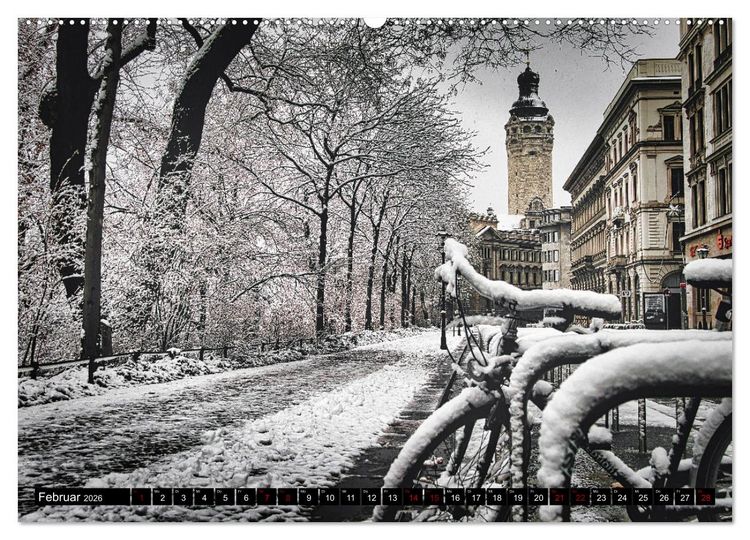 Produktbild: Leipzig Kalender Perspektiven (hochwertiger Premium Wandkalender 2026 DIN A2 quer), Kunstdruck in Hochglanz