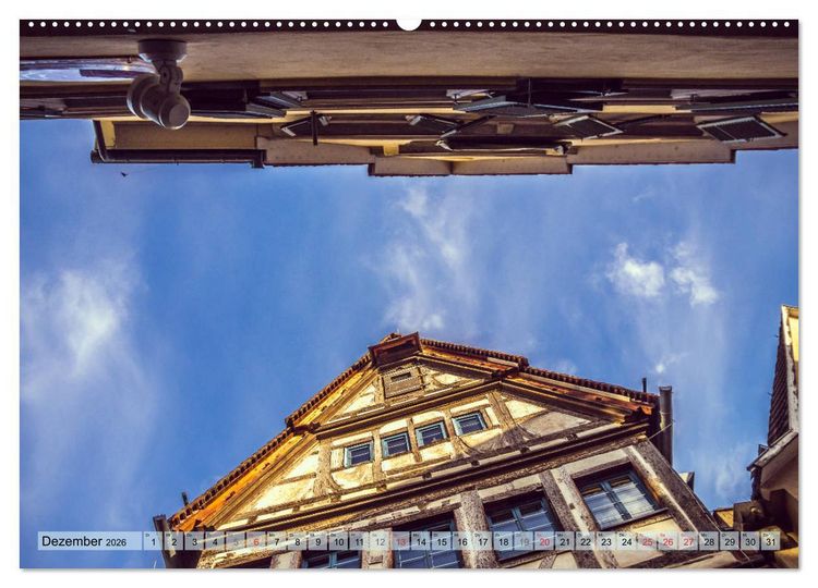 Produktbild: T&uuml;bingen - Impressionen aus der Universit&auml;tsstadt (hochwertiger Premium Wandkalender 2026 DIN A2 quer), Kunstdruck in Hochglanz