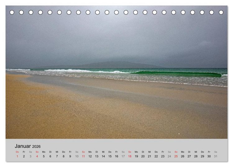 Produktbild: Harris und Lewis - Schottlands Inseln. Die &auml;u&szlig;eren Hebriden (Tischkalender 2026 DIN A5 quer), CALVENDO Monatskalender