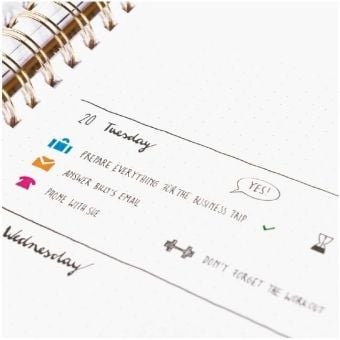 Produktbild: Schablone, Bullet Diary, Office