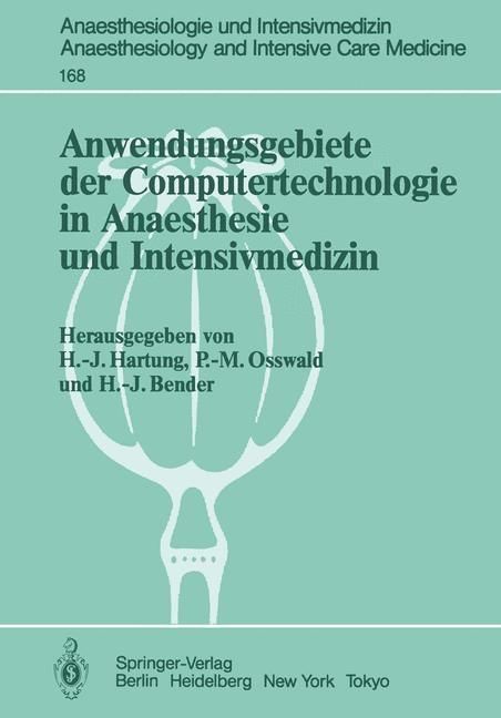 Produktbild: Anwendungsgebiete der Computertechnologie in Anaesthesie und Intensivmedizin