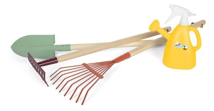 Produktbild: Gartenwerkzeug-Set mit Gie&szlig;kanne tiny garden