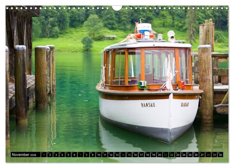 Produktbild: St. Bartholom&auml; und der K&ouml;nigssee (Wandkalender 2026 DIN A3 quer), CALVENDO Monatskalender