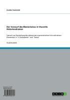 Produktbild: Der Vorwurf des Manierismus in Viscontis Historiendramen