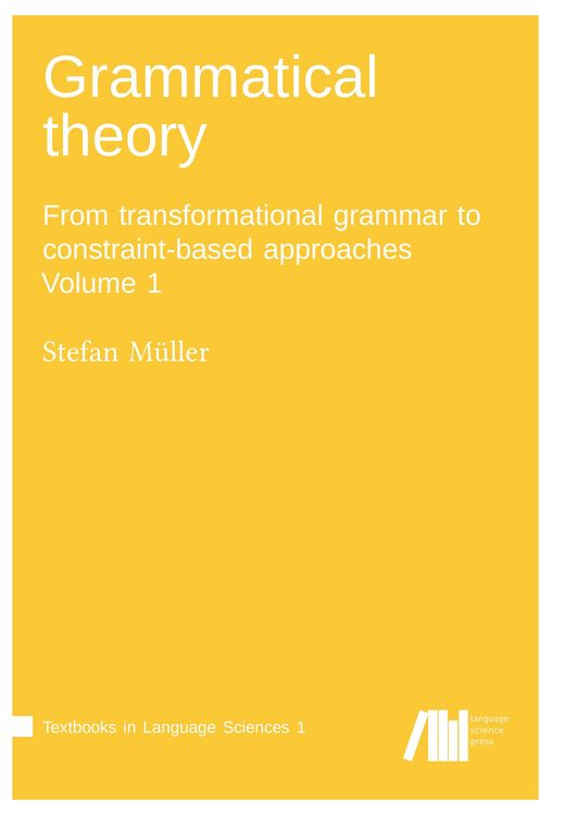 Produktbild: Grammatical theory Vol. 1