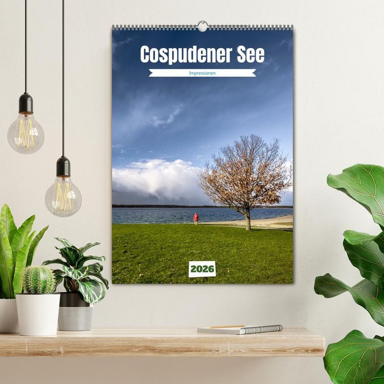 Produktbild: Cospudener See (Wandkalender 2026 DIN A2 hoch), CALVENDO Monatskalender