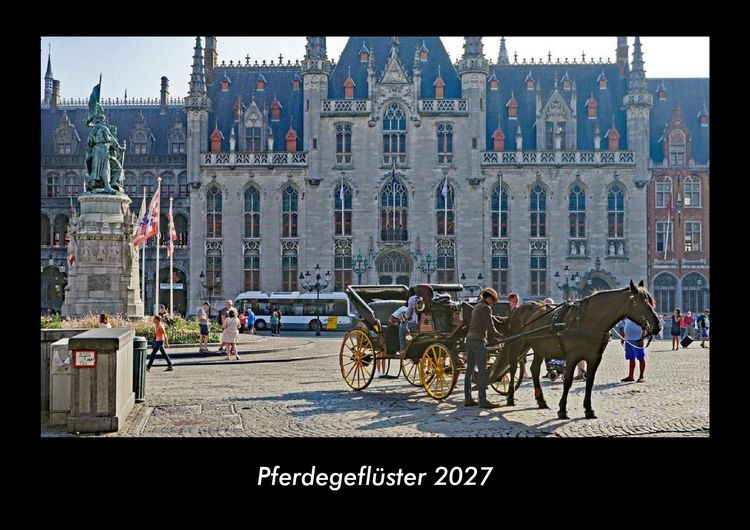 Produktbild: Pferdegefl&uuml;ster 2027 Fotokalender DIN A3