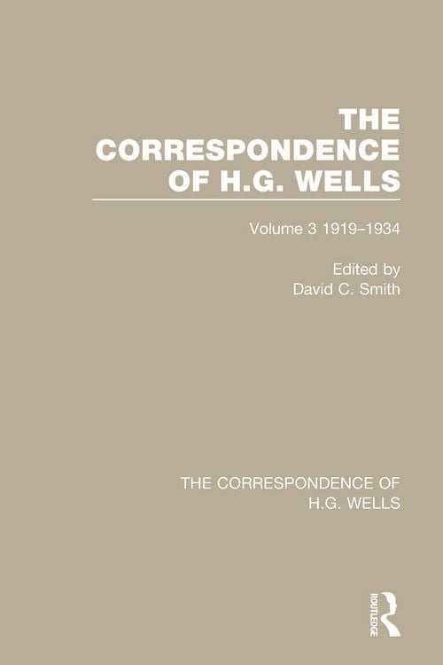 Produktbild: The Correspondence of H.G. Wells