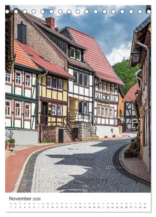 Produktbild: Stolberg im S&uuml;dharz (Tischkalender 2026 DIN A5 hoch), CALVENDO Monatskalender