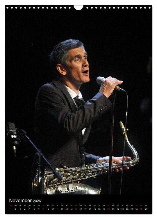 Produktbild: Jazz Momente - Kalender 2026 - (Wandkalender 2026 DIN A3 hoch), CALVENDO Monatskalender