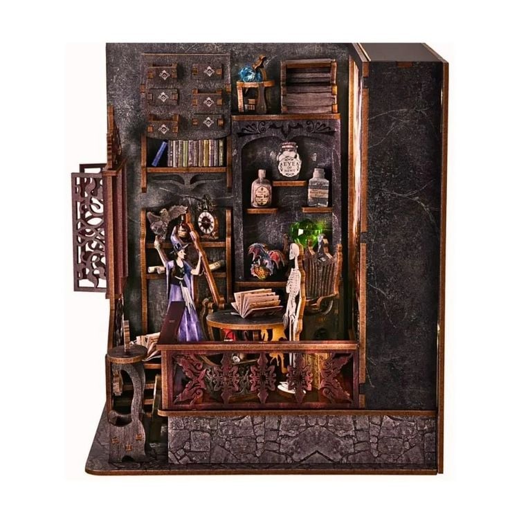 Produktbild: FiguredArt CH03 - DIY Book Nook, Haus der Zauber, Puzzle 112 Teile, Miniatur-Diorama