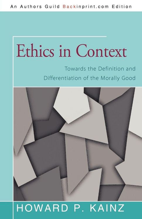 Produktbild: Ethics in Context