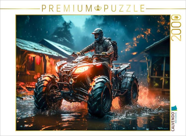 Produktbild: CALVENDO Puzzle Quad - einfach Lust am Fahren | 2000 Teile Lege-Gr&ouml;&szlig;e 90x67cm Foto-Puzzle f&uuml;r gl&uuml;ckliche Stunden