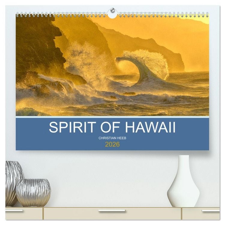 Produktbild: SPIRIT OF HAWAII (hochwertiger Premium Wandkalender 2026 DIN A2 quer), Kunstdruck in Hochglanz