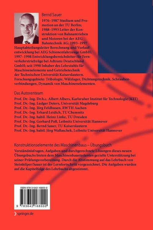 Produktbild: Konstruktionselemente des Maschinenbaus - &Uuml;bungsbuch