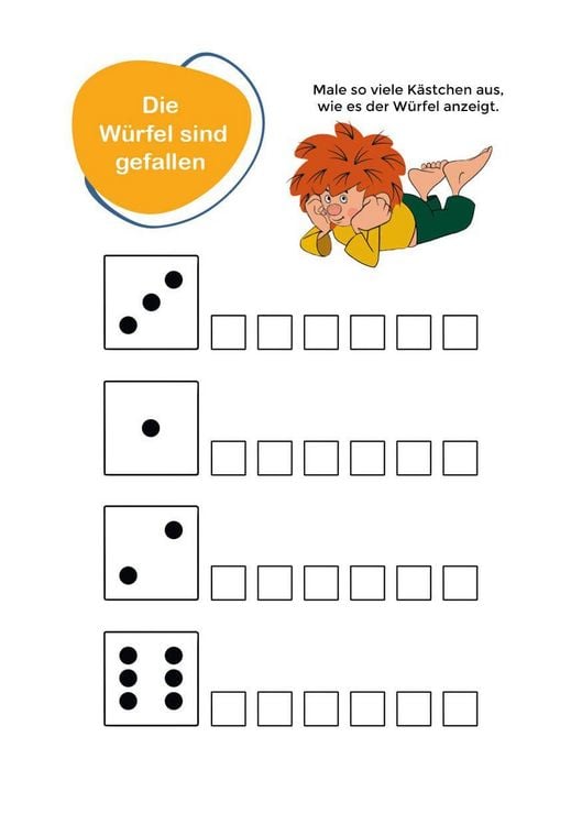 Produktbild: Lern-Spiel-Spa&szlig; mit Pumuckl - Mein Vorschulblock: Erste Zahlen