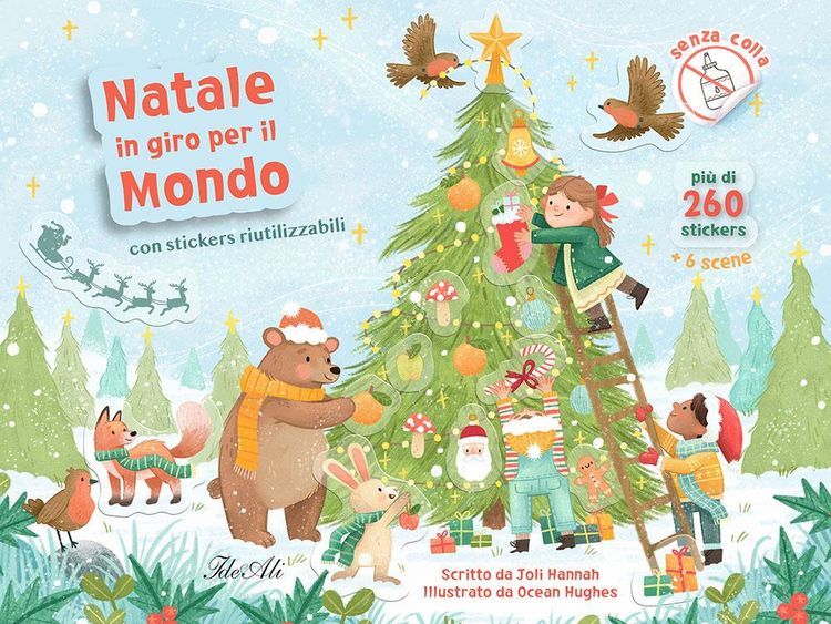 Produktbild: Natale in giro per il mondo. Con adesivi