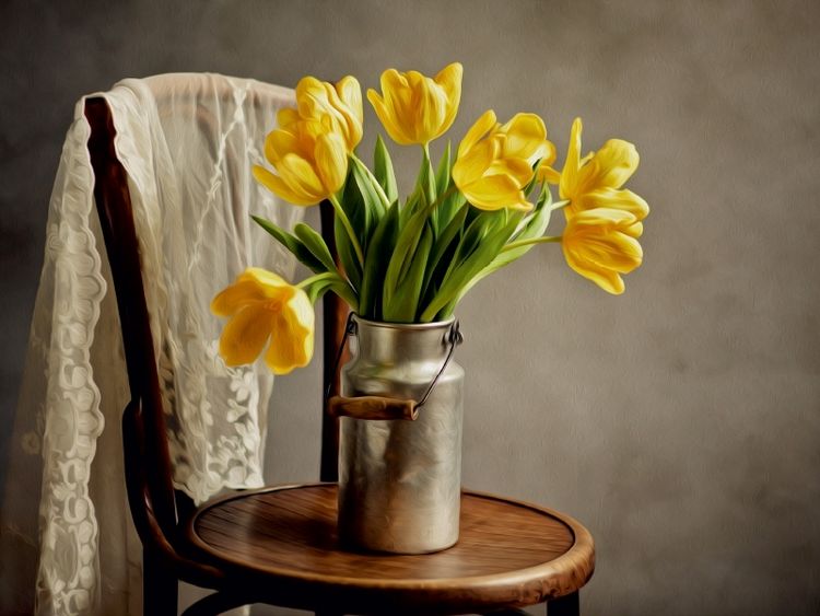Produktbild: CALVENDO Puzzle Stillleben mit Tulpen | 1000 Teile Lege-Gr&ouml;&szlig;e 64x48cm Foto-Puzzle f&uuml;r gl&uuml;ckliche Stunden