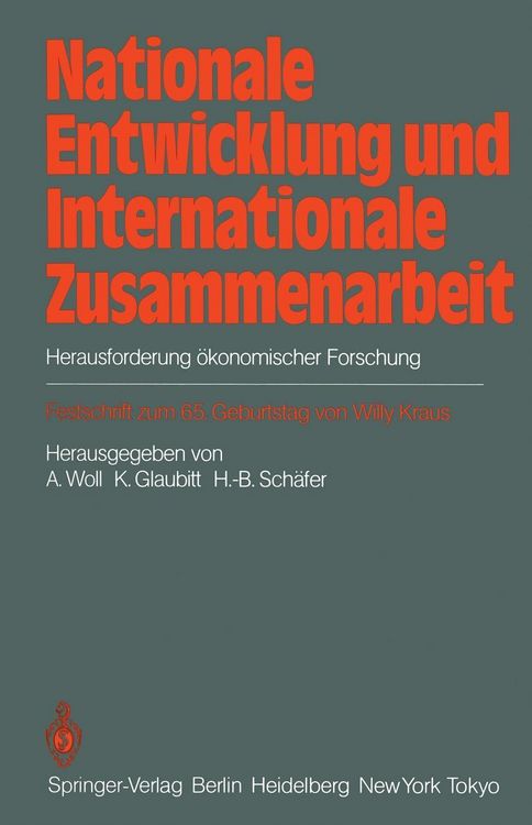 Produktbild: Nationale Entwicklung und Internationale Zusammenarbeit