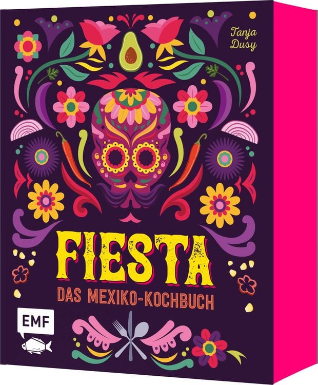 Produktbild: Fiesta &ndash; Das Mexiko-Kochbuch &ndash; mit edler Ausstattung und Farbschnitt