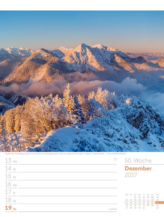 Produktbild: Faszination Alpenwelt Wochenplaner Kalender 2027