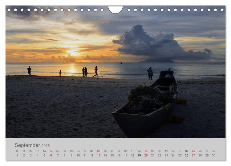 Produktbild: Lichtblicke - Seychellen (Wandkalender 2026 DIN A4 quer), CALVENDO Monatskalender