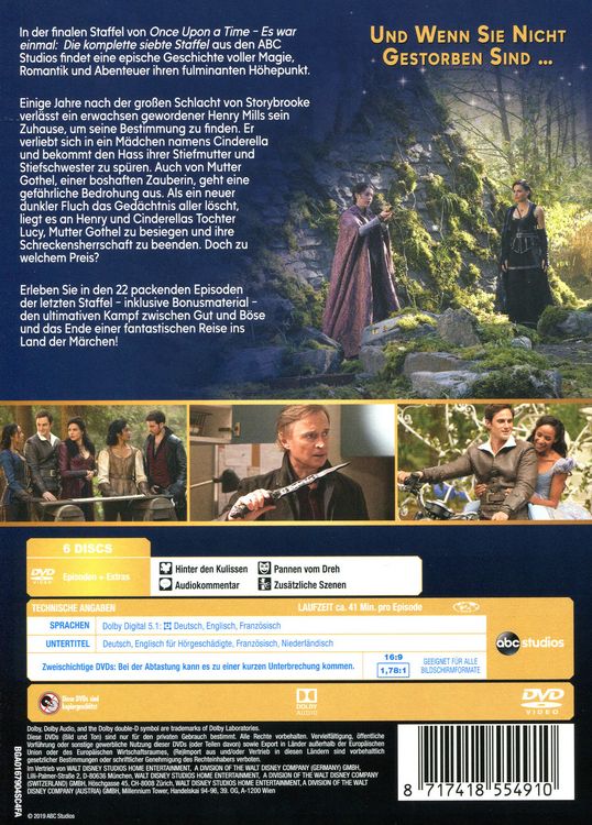 Produktbild: Once upon a time - Es war einmal - Staffel 7 [6 DVDs]